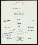 BREAKFAST [held by] TOYO KISEN KAISHA [at] EN ROUTE ABOARD HONG KONG MARU (SS)