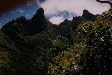 [Ground view of mountain on Kauai, United States]