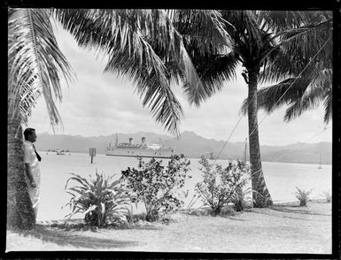 Ship 'Mariposa' in Suva Harbour, Fiji