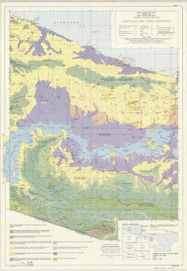 West Sepik district and portion of east Sepik district, Territory of Papua and New Guinea: Vegetation and timber resources (Sheet 2)