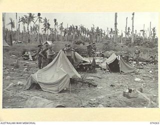 HANSA BAY, NEW GUINEA. 1944-06-22. TROOPS OF C COMPANY, 4TH INFANTRY BATTALION PRACTICING WITH JAPANESE RIFLES WHICH THEY CAPTURED DURING THE AUSTRALIAN LANDING IN THE AREA