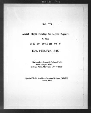 Overlay indexes for degree square 10N168E