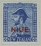 Stamp: New Zealand - Niue Two Shillings