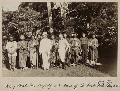 King Malietoa, Thomas Berry Cusack Smith and some of the best polo players
