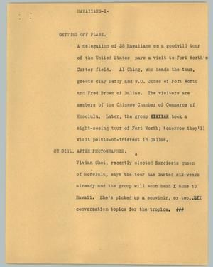 [News Script: Hawaiians]