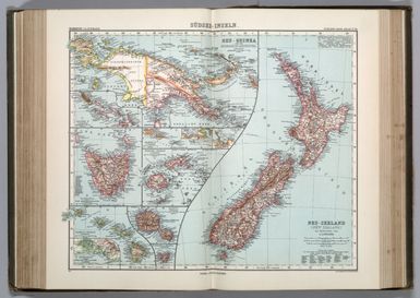 Nr. 81. Suedsee-Inseln ... von Dr. H. Haack. Neu Seeland. Neu-Guinea. Tasmania. Tahiti. Hawaii Inseln.