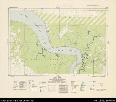 Indonesia, Western New Guinea, Ilmek, Series: Nederlands-Nieuw-Guinea, Sheet 27-V, 1956, 1:100 000