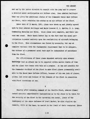 Kimmel, Husband E., Reports: Navy Court of Inquiry, Pearl Harbor Report, August 29, 1945