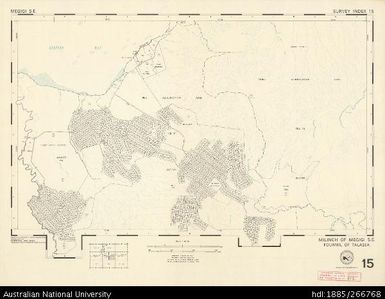 Papua New Guinea, Megigi SE, Survey Index 15, 1:50 000, 1972