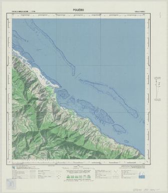 Carte de la Nouvelle Caledonie 150 000: Pouébo