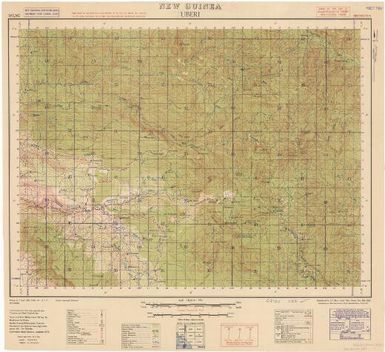 Uberi / drawn by 1 Aust. Mob. Litho. Sec. A.I.F. ; surveyed in Feb. 1943 by 8 Aust. Fd. Svy. Sec. ; detail from air photos ; reproduced by 2/1 Aust. Topo. Survey Coy. Mar. 1943