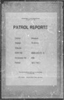 Patrol Reports. Western District, Balimo, 1958 - 1959