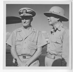 [Chester W. Nimitz and Sergio Osmena]