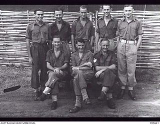 RABAUL, NEW BRITAIN, 1946-01-05. STAFF MEMBERS OF 11 DIVISION FIELD CASH OFFICE