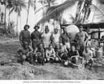 Members of the scientific team ashore on Prayer Island, July 15, 1947