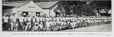 Samoans Who Are Very Much in the Public Eye at the Present Tim: Members of the Mau Photographed At Apia