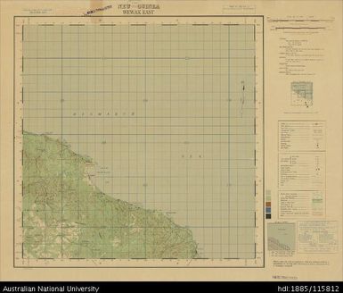 Papua New Guinea, Equatorial New Guinea, Wewak East, 1 Inch series, Sheet 3324, 1945, 1:63 360