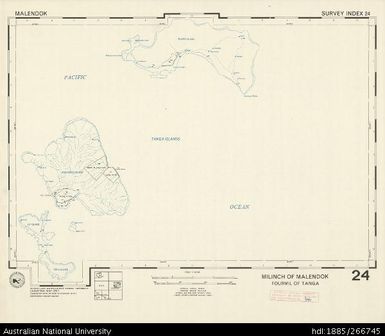 Papua New Guinea, Malendok, Survey Index 24, 1:50 000, 1971