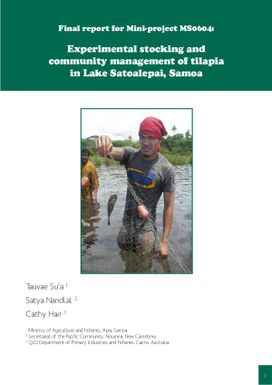 Experimental Stocking and Community Management of Tilapia in Lake Satoalepai, Samoa