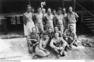 GROUP PORTRAIT, CARPENTERS OF NO. 2 AIRFIELD CONSTRUCTION SQUADRON (ACS), RAAF