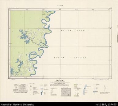Indonesia, Western New Guinea, Wairin, Series: Nederlands-Nieuw-Guinea, Sheet 24-Z, 1956, 1:100 000