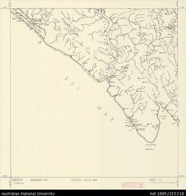 Solomon Islands, Malaita, Mara Masike West, Series: Sketch, Sheet 11, 1967, 1:50 000