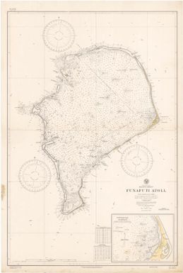 Funafuti Atoll, Ellice Group, South Pacific : from a British survey in 1896 / Hydrographic Office, U.S. Navy