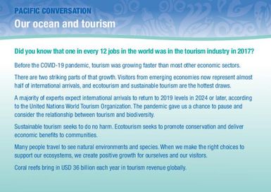 Pacific Conversation Card Series : Our Ocean and Tourism