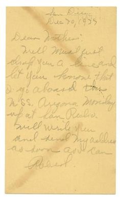 [Postal Card from Robert McNutt to Hetty McNutt - December 30, 1937]