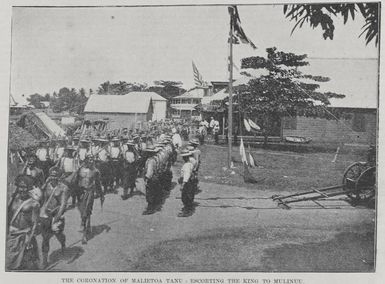 The Coronation of Malietoa Tanu: escorting the King to Mulinuu