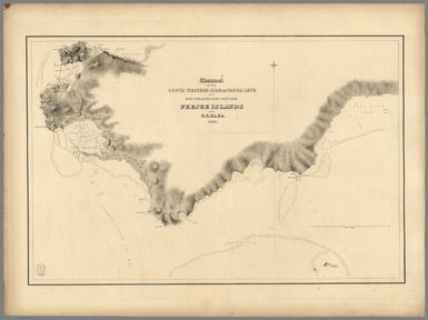 Channel on the South Western Side of Vanua Levu from Ivaca Peak to Savu Savu Bay, Feejee (Fiji) Islands by the U.S.Ex.Ex. 1840.