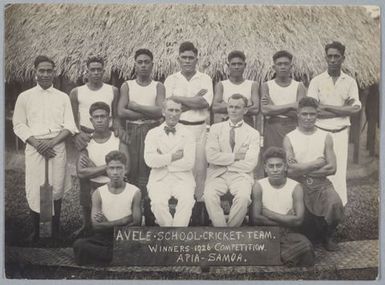 Avele School cricket team 1926, Apia, Samoa