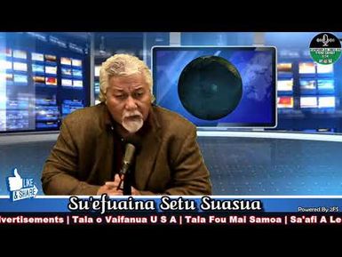 Evening Session Su'efuaina Setu Suasua. 1/27/2020