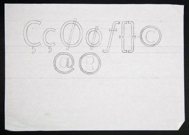 Churchward Legible Medium Condensed Sketch