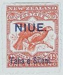 Stamp: New Zealand - Niue One Shilling