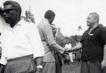 At the chieftainship of Mou, Chief Boula welcoming his guests on the Whit Monday of 1966