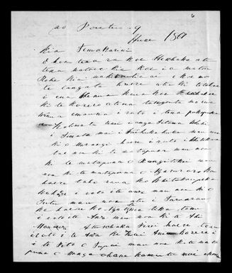 Letter from Karaitiana Te Rango and others to McLean