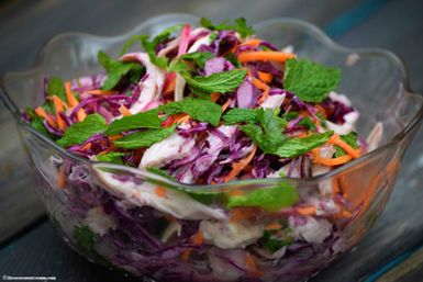 Coconut Poached Chicken Salad (Salati Moa Tonga)