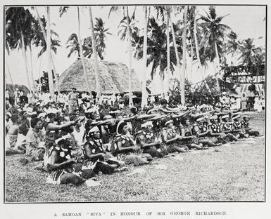 A Samoan 'Siva' In Honour of Sir George Richardson