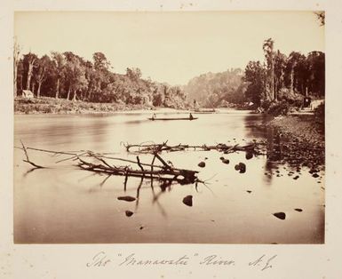 The Manawatu River, N.Z. From the album: Views of New Zealand Scenery/Views of England, N. America, Hawaii and N.Z.