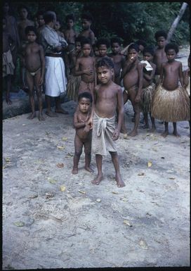 The locals, some children : Kalo Kalo Methodist Mission Station, D'Entrecasteaux Islands, Papua New Guinea 1956-1958 / Terence and Margaret Spencer