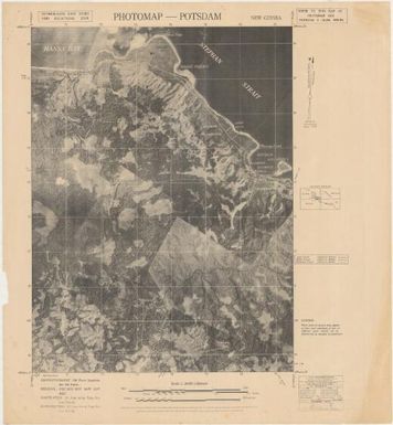 New Guinea 1:20,000 series: Potsdam, ed.2, back