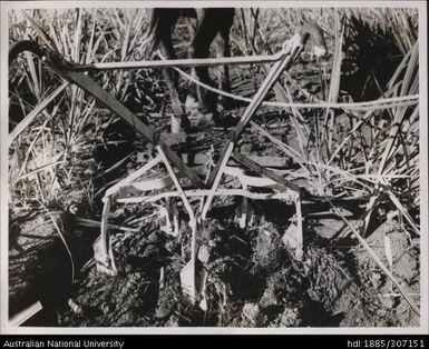 Ploughing a field