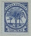 Stamp: Samoan Four Pence