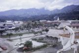 French Polynesia, view of Papeete from deck of cruise ship 'Akaroa'