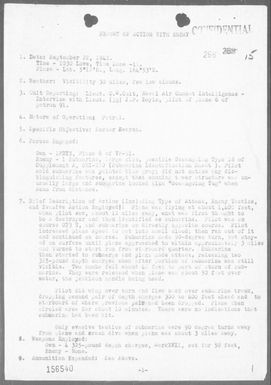 VP-91 - Form rep of A/S action in the Solomon Islands, 9/22/42