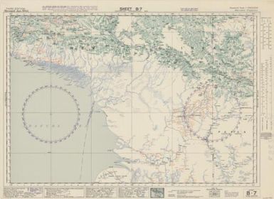 Australian aeronautical map (Sheet B7)