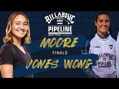 Moanalani Jones Wong made surfing history on Sunday when she won the Billabong Pro Pipeline