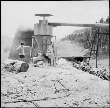 Pacific Lumber Company's lumber burner, Fiji, November 1969 / Michael Terry