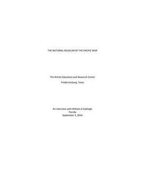 Oral History Interview with William Cobleigh, September 3, 2014